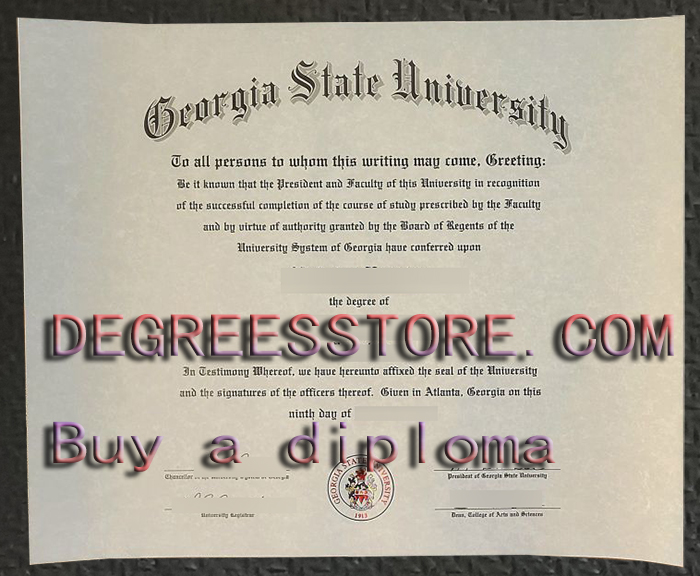 Georgia State University degree