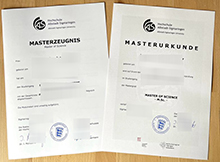 Hochschule Albstadt-Sigmaringen urkunde and Zeugnis
