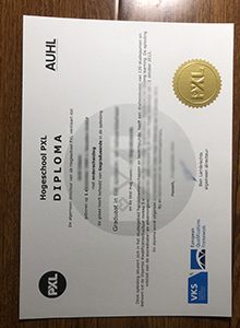 Hogeschool PXL diploma sample