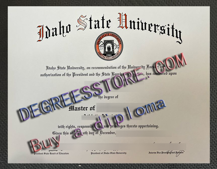 Idaho State University (ISU) degree