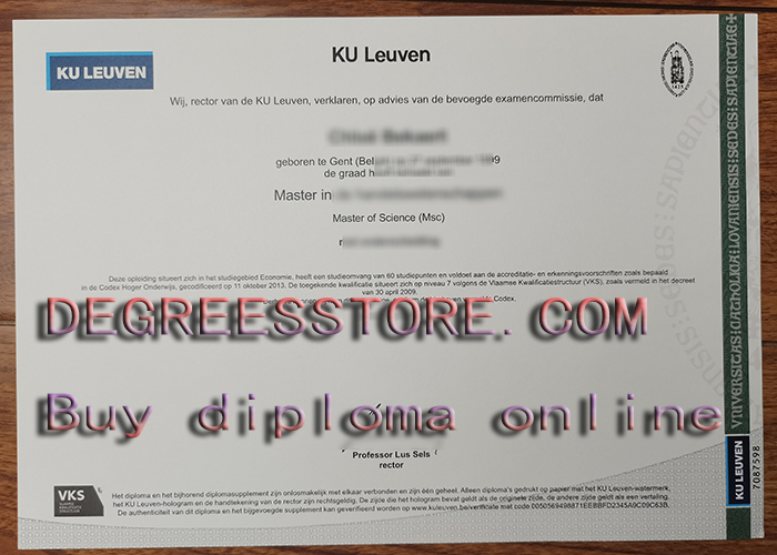 KU Leuven diploma