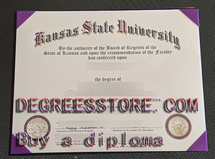 Kansas State University diploma Kansas State University diploma