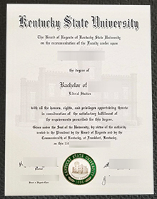Kentucky State University diploma