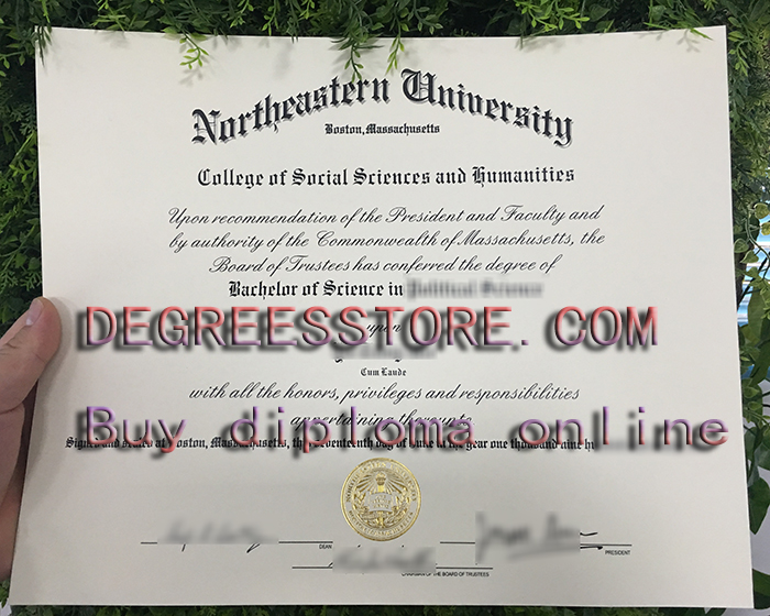 Northeastern University diploma Northeastern University diploma