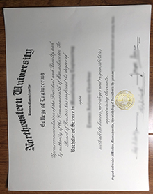 Northeastern University diploma