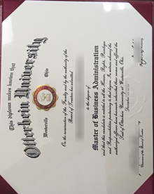 Order an Otterbein University diploma certificate