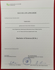 Technische Universität Dortmund Urkunde
