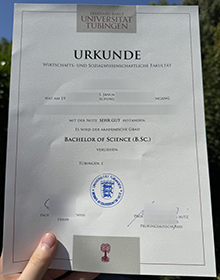 Universität Tübingen urkunde