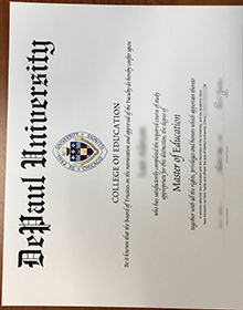 DePaul University Master's Degree sample