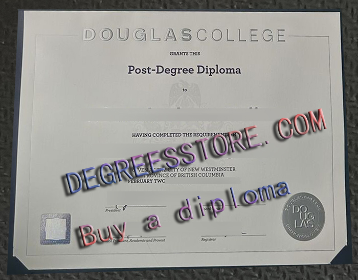 Douglas College diploma