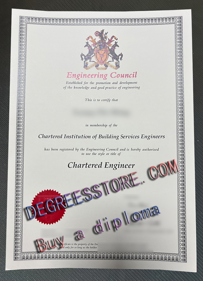 Engineering Council certificate, Chartered Engineer Certificate