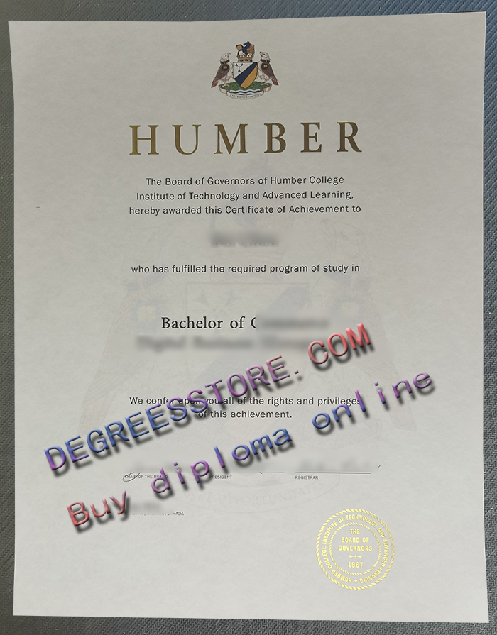 Humber Polytechnic diploma