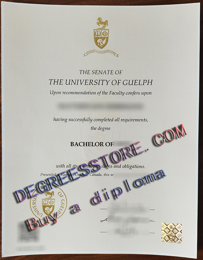 University of Guelph degree