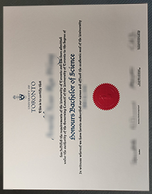 University of Toronto degree sample