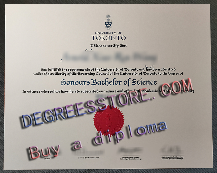 University of Toronto degree