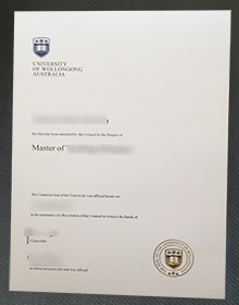 University of Wollongong degree sample