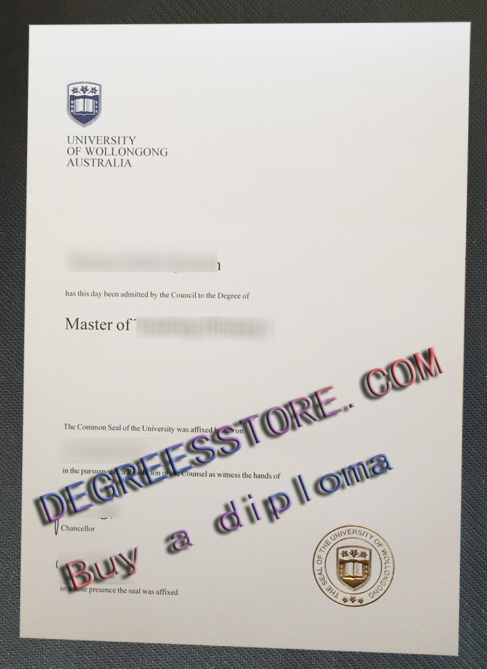 University of Wollongong degree
