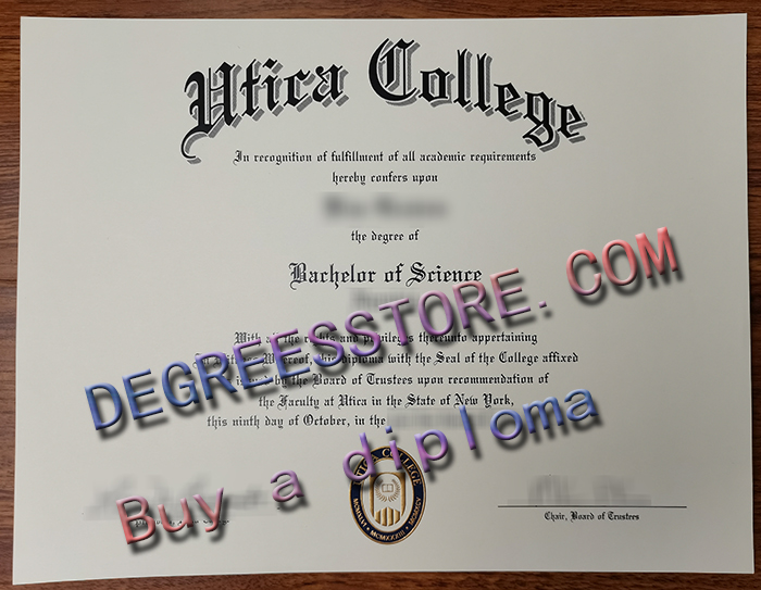 Utica University degree