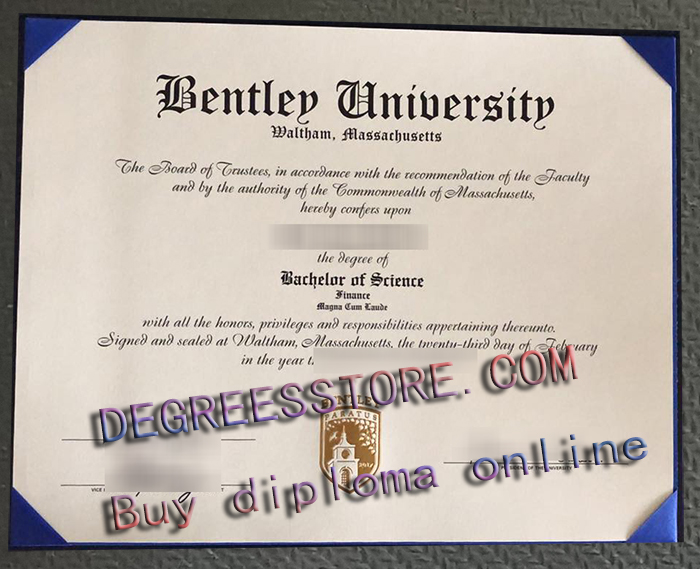 Bentley University degree