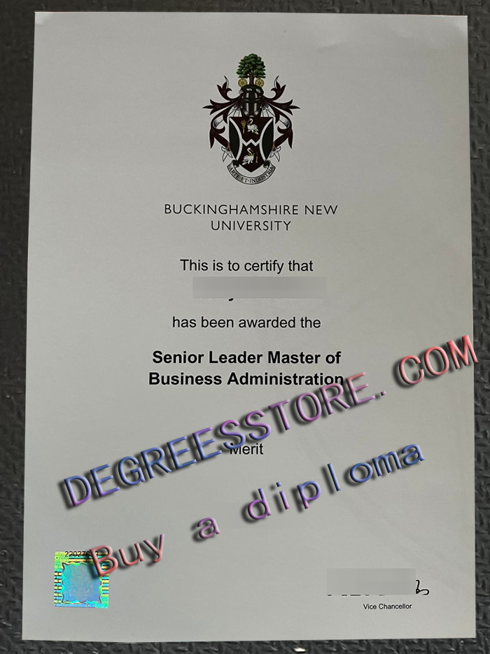 Buckinghamshire New University degree