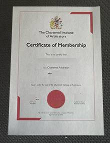 CIArb certificate-英国特许仲裁员协会证书