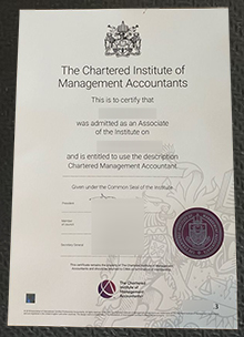 CIMA certificate