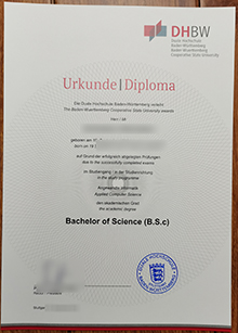 DHBW Urkunde