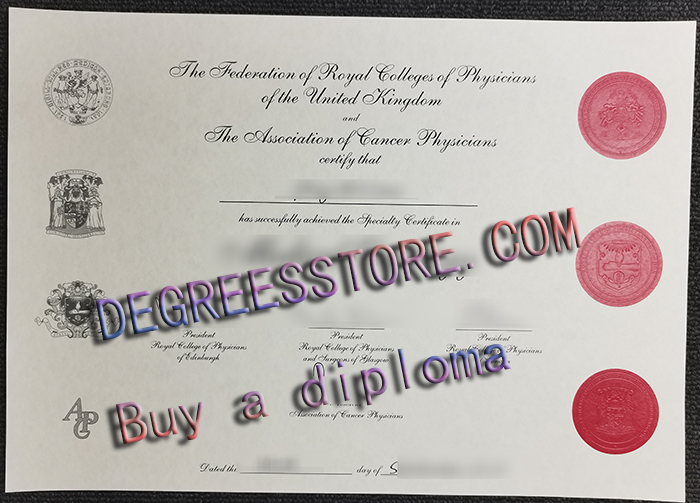 FRCP Certificate in Medical Oncology