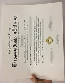 Georgia Institute of Technology degree sample