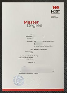 Hochschule Stralsund degree, Hochschule Stralsund Urkunde sample