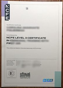 NCFE level 3 Certificate