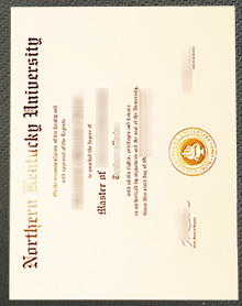 Northern Kentucky University diploma sample