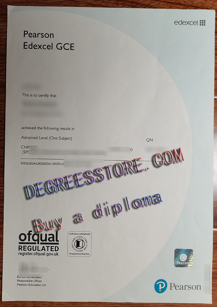 Pearson Edexcel GCE Certificate