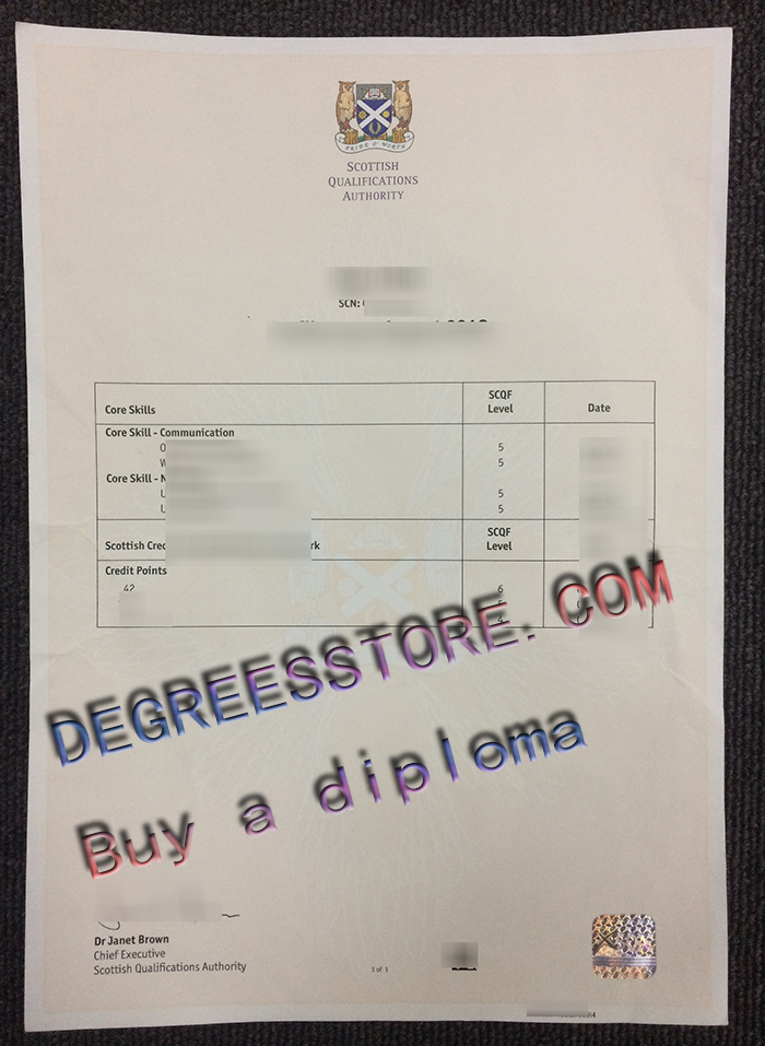 SQA Level 5 Transcript