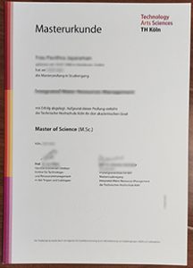 TH Köln Urkunde