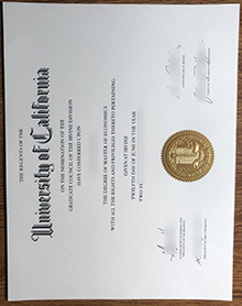 UC Irvine diploma, UCI degree sample