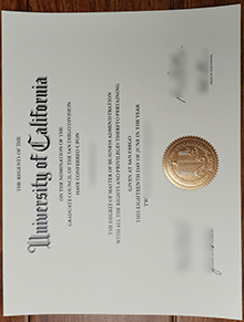 UCSD diploma sample