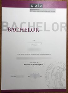 Universität zu Kiel urkunde, Kiel University diploma sample