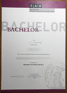 Universität zu Kiel urkunde, Kiel University diploma sample