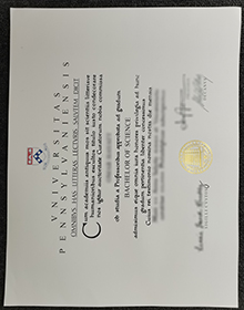 University of Pennsylvania degree certificate