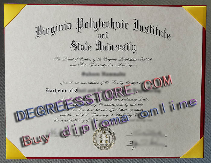 Virginia Tech diploma Virginia Tech diploma