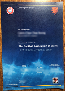 Wales UEFA B License sample