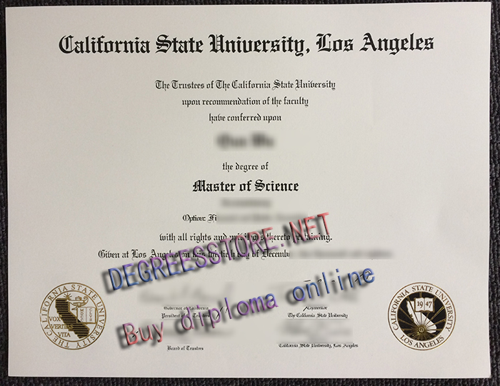 Cal State LA degree Cal State LA degree