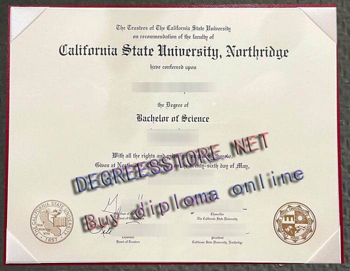 California State University, Northridge degree, SUN diploma