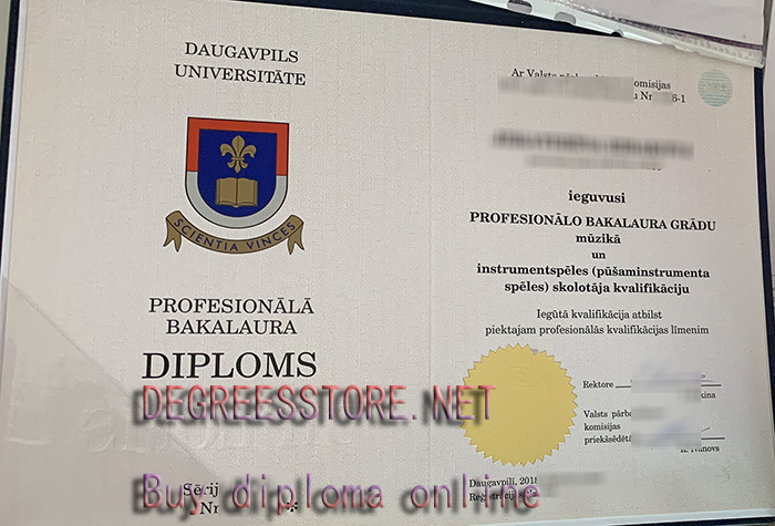 Daugavpils Universitāte diploma Daugavpils Universitāte diploma