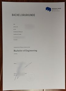 Hochschule Mainz Urkunde sample