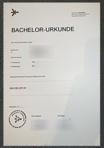 Hochschule RheinMain Urkunde sample