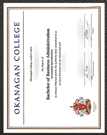 Okanagan College degree sample