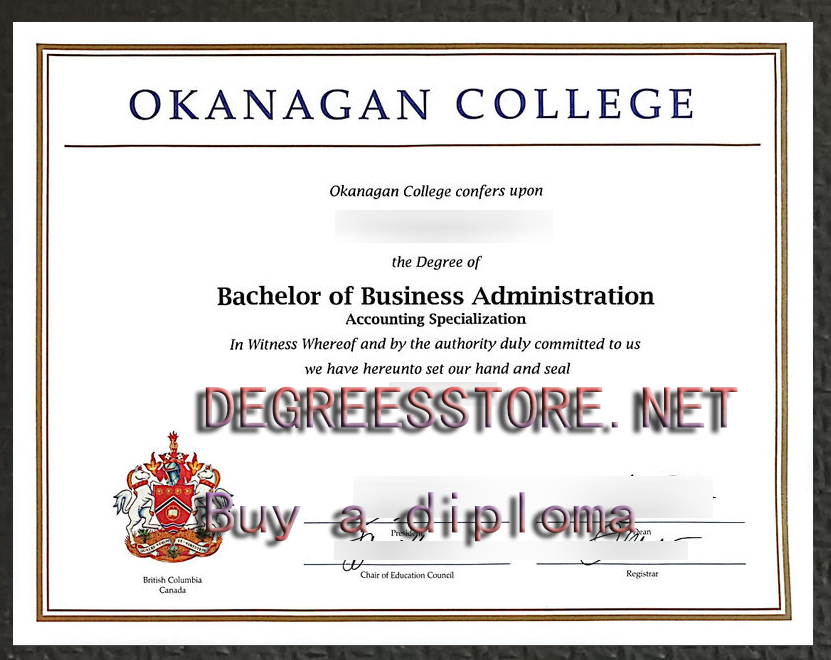 Okanagan College degree