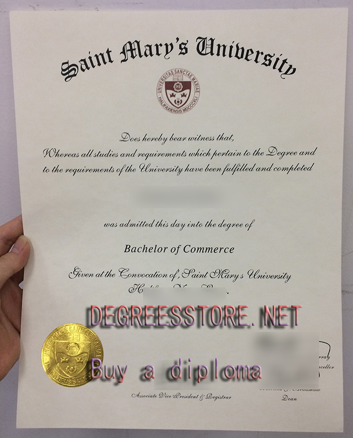Saint Mary's University degree, SMU diploma